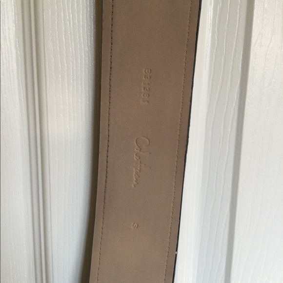 Cole Haan Black Suede Belt - Picture 3 of 4